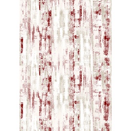 QAMAR A9510 (Rectangular, 200X275, ECRU SHRINK / BORDEAUX)