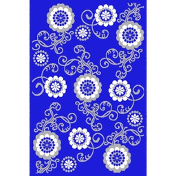 RELAX B1312 (Rectangulaire, 180X270, BLEU ROI)