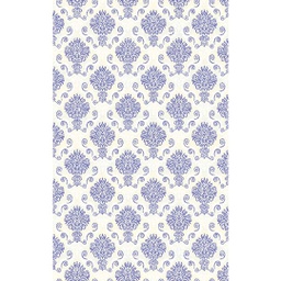 MANISA A0361 (Rectangular, 250X400, SHRINK ECRU_BLEU VIOLACE)