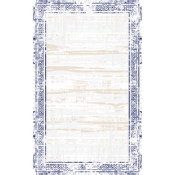 MANISA A4441 (Rectangular, 250X400, ECRU SHRINK_BLEU NUIT)