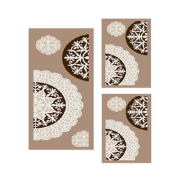 CIRTA A2181 (Rectangulaire, ( T 60X150 + 2T 60X110 ), BRONZE CLAIR)