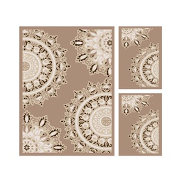 CIRTA A2161 (Rectangulaire, ( T 150X220 + 2T 60X110 ), BRONZE CLAIR)