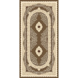 MELODIE 89053 (Rectangular, 190X400, BRUN PALE_IVOIRE)