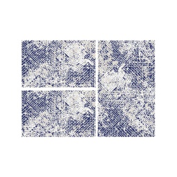ANKARA A1200 (Rectangular, ( T 80X130 + 2T 65X100 ), BLEU NUIT)