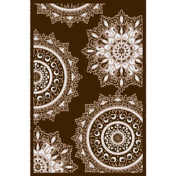 CIRTA A2161 (Rectangular, 180X270, MARRON BORDEAUX)