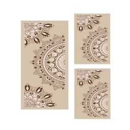 CIRTA A2161 (Rectangulaire, ( T 60X150 + 2T 60X110 ), IVOIRE CLAIRE)