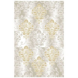 GALA 81300 (Rectangulaire, 200X280, BLANC CASSE SHRINK_MARRON MIEL)