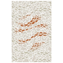 GALA A8740 (Rectangular, 200X280, BLANC CASSE SHRINK_BRIQUE)