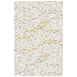 GALA A8740 (Rectangulaire, 200X280, BLANC CASSE SHRINK_MARRON MIEL)
