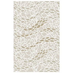 GALA A8740 (Rectangular, 200X280, BLANC CASSE SHRINK_BEIGE)