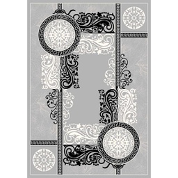 NOUR 53925 (Rectangulaire, 160X230, GRIS CLAIRE)