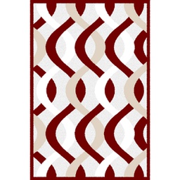 CIRTA 93381 (Rectangular, 180X270, BORDEAUX)