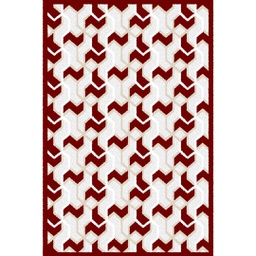CIRTA 93391 (Rectangular, 180X270, BORDEAUX)