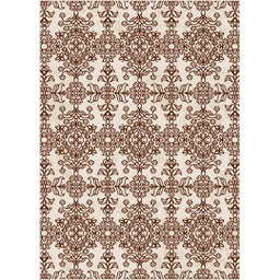 YARA A509N (Rectangular, 165X230, SHRINK BEIGE_MARRON CAFE)