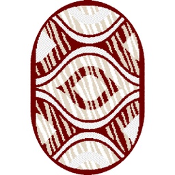 CIRTA 93041 (Ovale, 65X100, BORDEAUX)