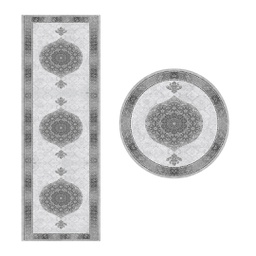 STORY 1441A (Roller &amp; Round, ( C 80X300 + R 80X80 ), GRIS CLAIRE, Lamination)