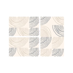 SUMMER B2430 (Rectangulaire, ( T 80X130 + 2T 65X100 ), BLANC CASSE)