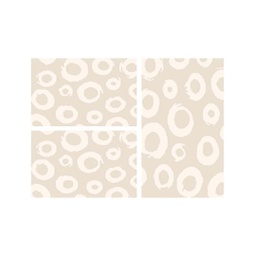 SUMMER B2630 (Rectangular, ( T 80X130 + 2T 65X100 ), IVOIRE CLAIRE)