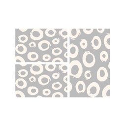 SUMMER B2630 (Rectangulaire, ( T 80X130 + 2T 65X100 ), GRIS CLAIRE)