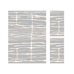 SUMMER B2440 (Rectangular, ( T 160X220 + 2T 60X110 ), GRIS CLAIRE)