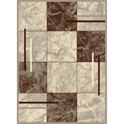 NOUR 6334P (Rectangular, 200X275, VISON FONCE)