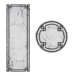STORY 1617A (Roller &amp; Round, ( C 80X300 + R 80X80 ), MULTI COULEURS, Lamination)