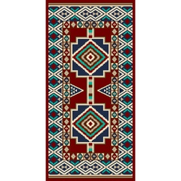 RIYADH 99821 (Rectangular, 50X100, BORDEAUX)