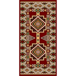 RIYADH 99823 (Rectangular, 50X100, BORDEAUX)