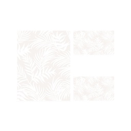SAKURA B4211 (Rectangulaire, ( T 100X130 + 2T 60X100 ), BLANC CASSE)