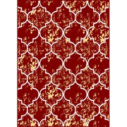 MELODIE 97893 (Rectangular, 190X275, BORDEAUX_CREME)