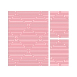 CITY B5650 (Rectangulaire, ( T 160X220 + 2T 60X110 ), BOIS DE ROSE)