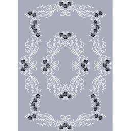 PLAZA 9677T (Rectangulaire, 200X280, GRIS CLAIRE)