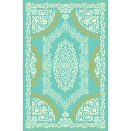 PLAZA 92370 (Rectangular, 200X280, VERT TURQUOISE)