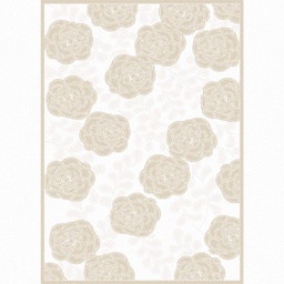 NARJES B5780 (Rectangulaire, 150X220, VISON SHRINK_BLANC CASSE)