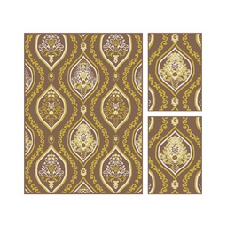 PLAZA B4410 (Rectangulaire, ( T 160X220 + 2T 60X110 ), MARRON BRONZE)