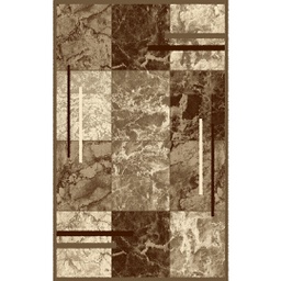 NOUR 63342 (Rectangular, 250X400, BRUN PALE)