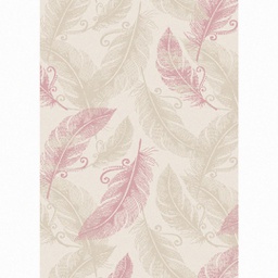 GALA A8730 (Rectangulaire, 200X280, ECRU SHRINK_BOIS DE ROSE)
