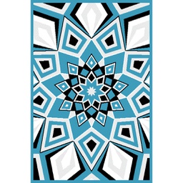 CIRTA B0540 (Rectangulaire, 180X270, BLEU TURQUOISE)