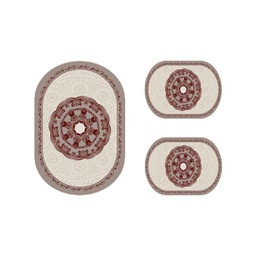 سطوري 2921A (بيضوي, ( O 80X115 + 2O 50X80 ), متعدد الألوان, مطبوعة)