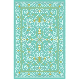 PLAZA A8440 (Rectangulaire, 200X280, VERT TURQUOISE)