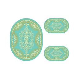 PLAZA 92372 (Ovale, ( O 100X125 + 2O 100X55 ), VERT TURQUOISE)