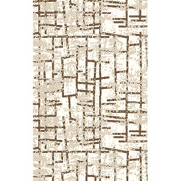 MANISA B005F (Rouleau, 100X400, ECRU SHRINK_MARRON CAFE)