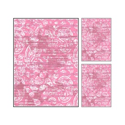 STORY 2836A (Rectangulaire, ( T160X210 + 2T 60X80 ), BOIS DE ROSE, Lamination)