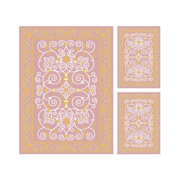 PLAZA A8445 (Rectangulaire, ( T 160X220 + 2T 60X110 ), BOIS DE ROSE)