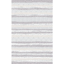 KILIM B9840 (Rectangular, 200X280, GRIS FONCE)