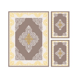 ميرسيا C0530 (مستطيل, ( T 160X220 + 2T 60X110 ), بني برونزي)