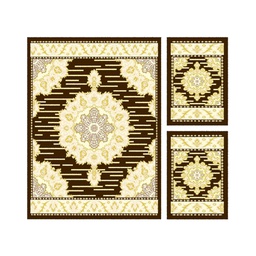 ميرسيا C0520 (مستطيل, ( T 160X220 + 2T 60X110 ), بني عنابي)
