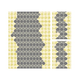 MURCIA C0550 (Rectangulaire, ( T 160X220 + 2T 60X110 ), GRIS FONCE)