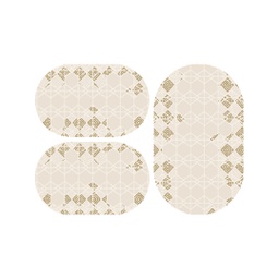 MURCIA C0550 (Ovale, ( O 80X130 + 2O 65X100 ), ECRU)