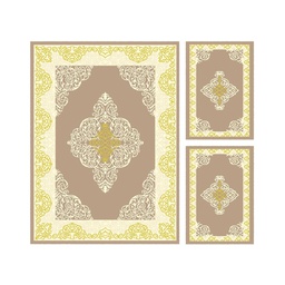 MURCIA C0531 (Rectangular, ( T 160X220 + 2T 60X110 ), MARRON BRONZE)